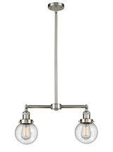 Linear/Island 2 Light Bar by Innovations ( 405 | 209-SN-G204-6-LED Franklin Restoration ) 