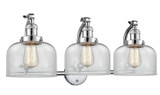 Bathroom Fixtures Three Lights by Innovations ( 405 | 515-3W-PC-G72-LED Franklin Restoration ) 