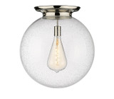Flush Mounts Glass Down by Innovations ( 405 | 221-1F-PN-G204-18 Essex ) 