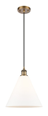 Pendants Glass Down by Innovations ( 405 | 516-1P-BB-GBC-121-LED Ballston ) 