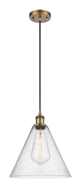 Pendants Glass Down by Innovations ( 405 | 516-1P-BB-GBC-124-LED Ballston ) 