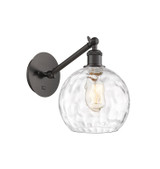 Sconces Single Glass by Innovations ( 405 | 317-1W-OB-G1215-8 Ballston ) 
