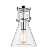 Flush Mounts Glass Down by Innovations ( 405 | 411-1F-PN-G411-8CL Downtown Urban ) 