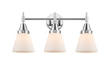 Bathroom Fixtures Three Lights by Innovations ( 405 | 447-3W-PC-G61 Caden ) 