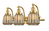 Bathroom Fixtures Three Lights by Innovations ( 405 | 515-3W-SG-G146-LED Franklin Restoration ) 