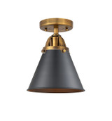 Semi-Flush Mts. Glass Down by Innovations ( 405 | 288-1C-BB-M13-BK-LED Nouveau 2 ) 