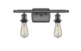 Bathroom Fixtures Two Lights by Innovations ( 405 | 516-2W-BK-LED Ballston ) 