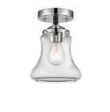Semi-Flush Mts. Glass Down by Innovations ( 405 | 284-1C-BPN-G192-LED Nouveau ) 