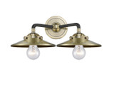Bathroom Fixtures Two Lights by Innovations ( 405 | 284-2W-BAB-M4-AB-LED Nouveau ) 