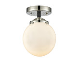 Semi-Flush Mts. Glass Down by Innovations ( 405 | 284-1C-BPN-G201-6-LED Nouveau ) 