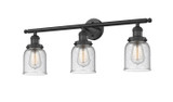 Bathroom Fixtures Three Lights by Innovations ( 405 | 205-BK-G54-LED Franklin Restoration ) 