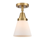 Semi-Flush Mts. Glass Down by Innovations ( 405 | 447-1C-BB-G61-LED Caden ) 