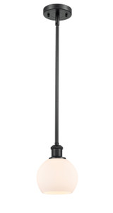 Mini Pendants Glass Down by Innovations ( 405 | 516-1S-BK-G121-6-LED Ballston ) 