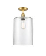 Semi-Flush Mts. Drum Shade by Innovations ( 405 | 516-1C-SG-G112-L-LED Ballston ) 