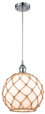 Pendants Glass Down by Innovations ( 405 | 516-1P-PC-G121-10RB-LED Ballston ) 