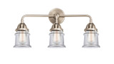 Bathroom Fixtures Three Lights by Innovations ( 405 | 288-3W-SN-G182S-LED Nouveau 2 ) 