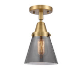 Semi-Flush Mts. Glass Down by Innovations ( 405 | 447-1C-BB-G63-LED Caden ) 
