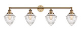 Bathroom Fixtures Four Lights by Innovations ( 405 | 215-BB-G664-7-LED Franklin Restoration ) 