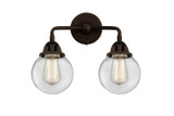 Bathroom Fixtures Two Lights by Innovations ( 405 | 288-2W-OB-G202-6-LED Nouveau 2 ) 