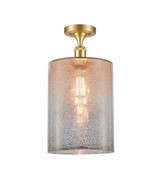 Semi-Flush Mts. Drum Shade by Innovations ( 405 | 516-1C-SG-G116-L-LED Ballston ) 