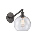 Sconces Single Glass by Innovations ( 405 | 317-1W-OB-G124-8-LED Ballston ) 