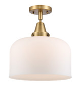Semi-Flush Mts. Glass Down by Innovations ( 405 | 447-1C-BB-G71-L Caden ) 