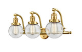 Bathroom Fixtures Three Lights by Innovations ( 405 | 515-3W-SG-G202-6-LED Franklin Restoration ) 