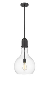 Pendants Glass Down by Innovations ( 405 | 492-1S-BK-G582-12-LED Auralume ) 