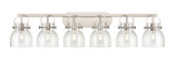 Bathroom Fixtures Five+Lights by Innovations ( 405 | 423-6W-SN-G412-6CL Downtown Urban ) 