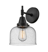 Sconces Single Glass by Innovations ( 405 | 447-1W-BK-G74-LED Caden ) 