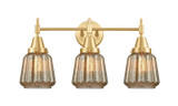 Bathroom Fixtures Three Lights by Innovations ( 405 | 447-3W-SG-G146 Caden ) 