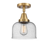 Semi-Flush Mts. Glass Down by Innovations ( 405 | 447-1C-BB-G74-LED Caden ) 