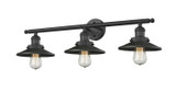 Bathroom Fixtures Three Lights by Innovations ( 405 | 205-BK-M6 Franklin Restoration ) 