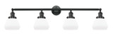 Bathroom Fixtures Four Lights by Innovations ( 405 | 215-BK-G171-LED Franklin Restoration ) 