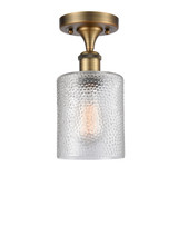 Semi-Flush Mts. Drum Shade by Innovations ( 405 | 516-1C-BB-G112 Ballston ) 