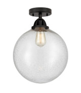 Semi-Flush Mts. Cage by Innovations ( 405 | 288-1C-BK-G204-12-LED Nouveau 2 ) 