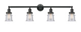 Bathroom Fixtures Four Lights by Innovations ( 405 | 215-BK-G184S-LED Franklin Restoration ) 