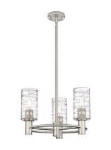 Mini Chandeliers Glass Shade by Innovations ( 405 | 434-3CR-SN-G434-7DE Downtown Urban ) 