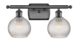 Bathroom Fixtures Two Lights by Innovations ( 405 | 516-2W-OB-G122C-6CL Ballston ) 