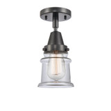 Semi-Flush Mts. Glass Down by Innovations ( 405 | 447-1C-BK-G182S-LED Caden ) 