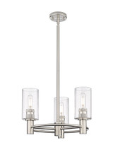 Mini Chandeliers Glass Shade by Innovations ( 405 | 434-3CR-SN-G434-7SDY Downtown Urban ) 