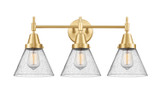 Bathroom Fixtures Three Lights by Innovations ( 405 | 447-3W-SG-G44-LED Caden ) 