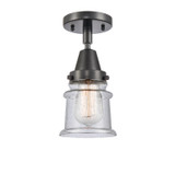Semi-Flush Mts. Glass Down by Innovations ( 405 | 447-1C-BK-G184S Caden ) 