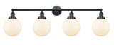 Bathroom Fixtures Four Lights by Innovations ( 405 | 215-BK-G201-8 Franklin Restoration ) 