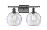 Bathroom Fixtures Two Lights by Innovations ( 405 | 516-2W-OB-G124-8-LED Ballston ) 