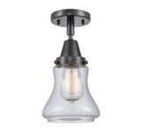 Semi-Flush Mts. Glass Down by Innovations ( 405 | 447-1C-BK-G192-LED Caden ) 