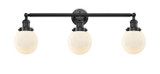 Bathroom Fixtures Three Lights by Innovations ( 405 | 205-OB-G201-6-LED Franklin Restoration ) 