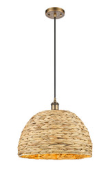 Pendants Glass Down by Innovations ( 405 | 516-1P-BB-RBD-16-NAT Ballston ) 