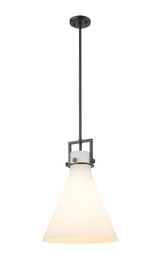 Pendants Glass Down by Innovations ( 405 | 411-1SL-BK-G411-14WH Downtown Urban ) 