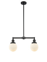 Linear/Island 2 Light Bar by Innovations ( 405 | 209-BK-G201-6-LED Franklin Restoration ) 